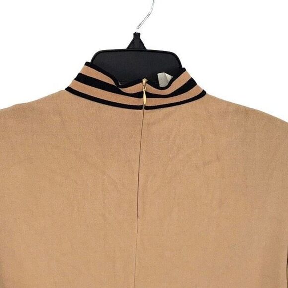 Lew‎ Magram stretchy quintessential 70's tunic top tan size medium - Picture 5 of 8